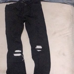 These are some ripped skinny jeans